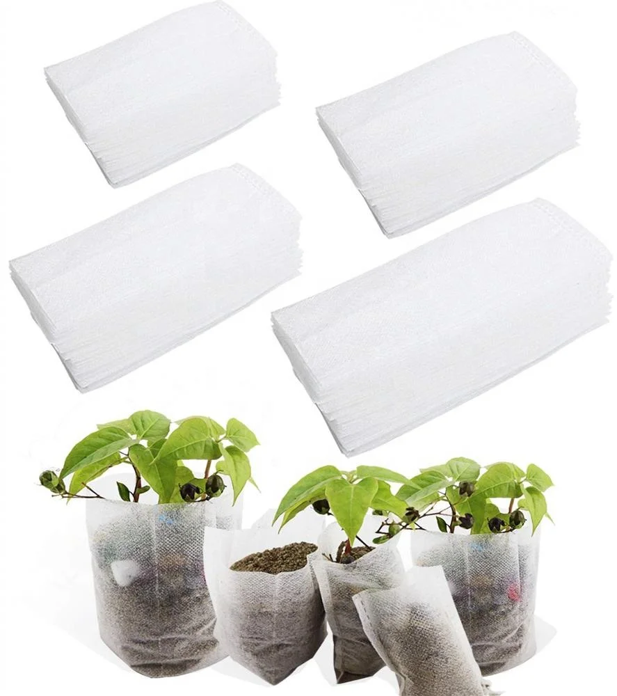Wholesale plant nursery planting degradable non-woven long bag