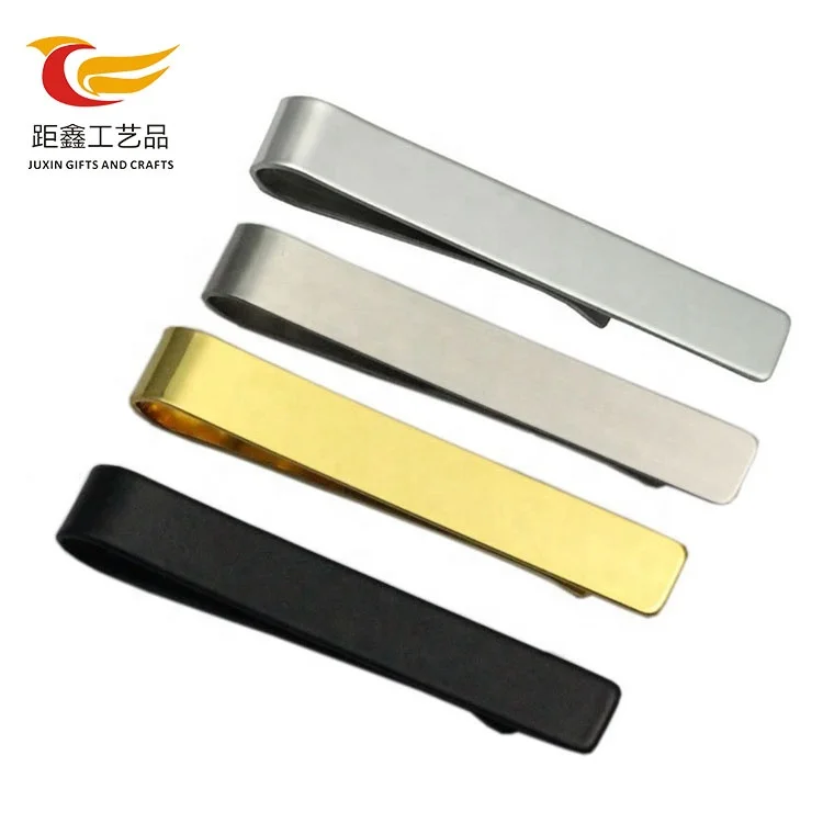 
China manufacturers blank stainless steel custom color men tie clip 