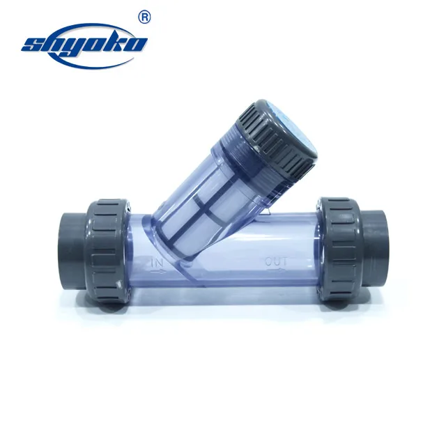 Plastic filter UPVC Y-STRAINER valves