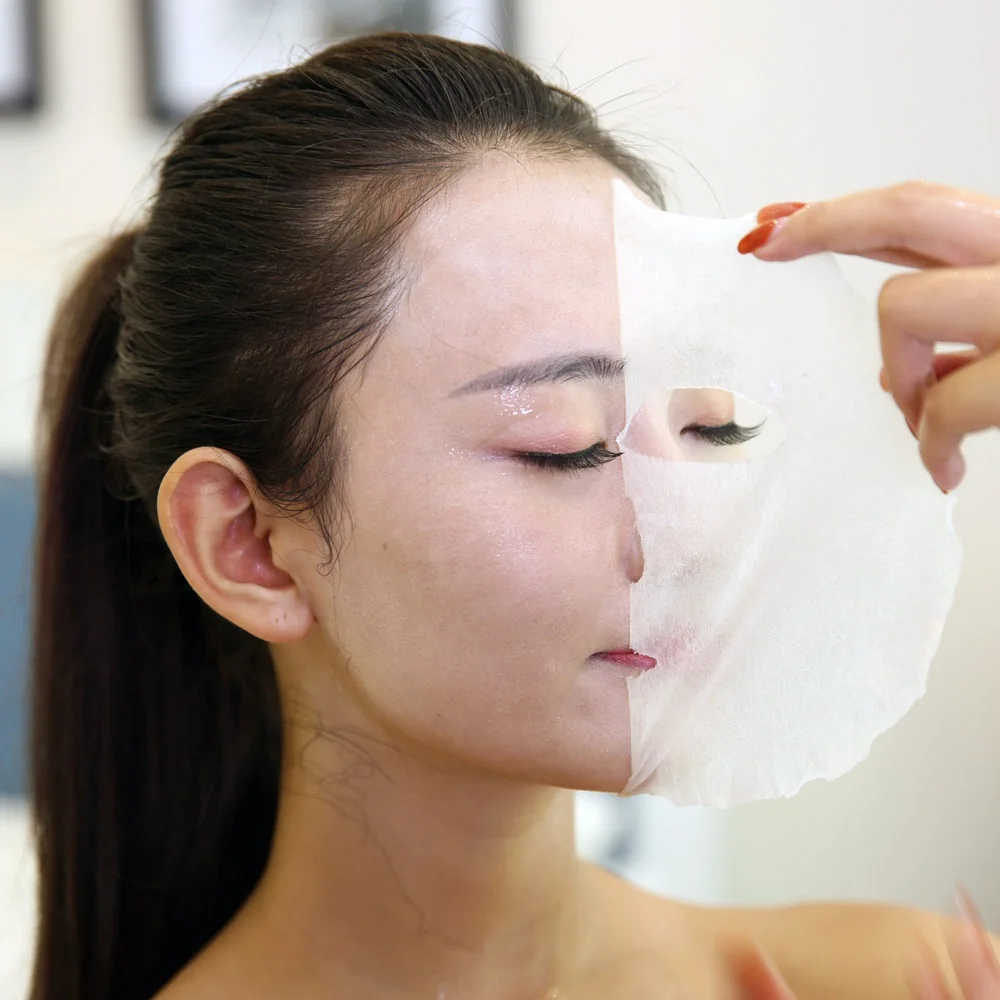 Wholesale Natural Organic HA Pure Honey Propolis Moisturizing Facial Mask Sheet Honey Face Mask Black Bamboo Charcoal Mask