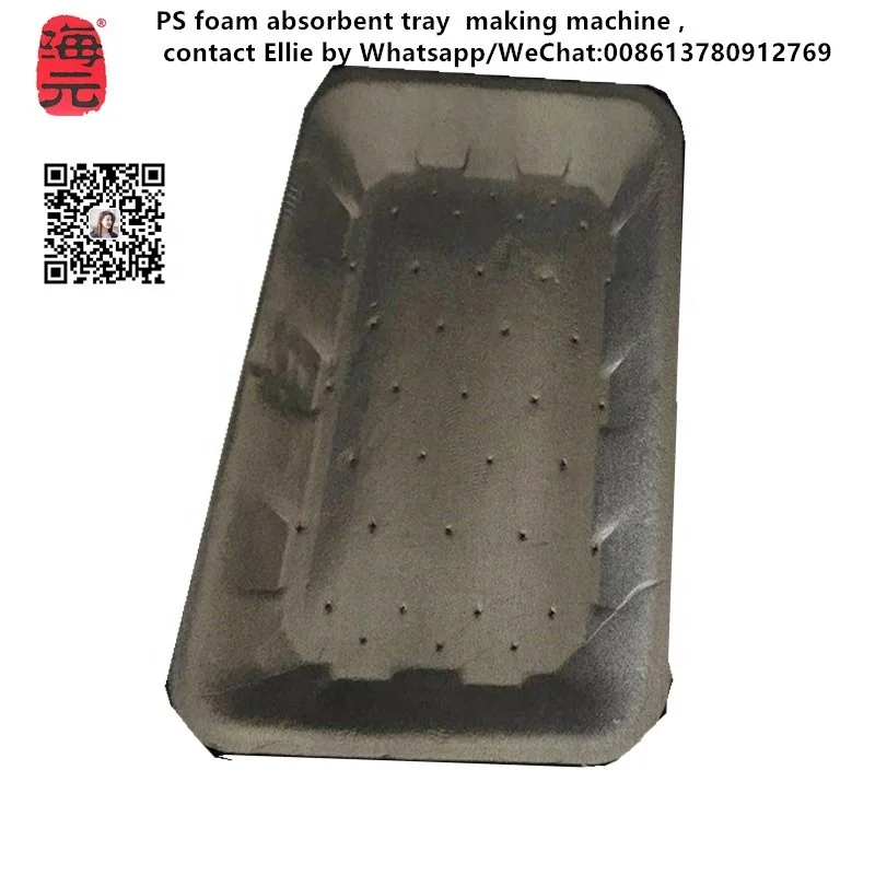 
10% off ! PS foam food container production line to make foaming absorbent trays , Contact Ellie Whats : 008613780912769 