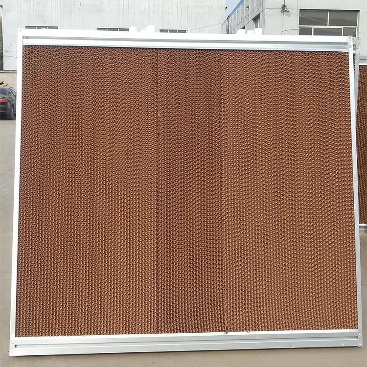 honey comb cooling pad evaporative wet pads AL evaporative cooling pad frame