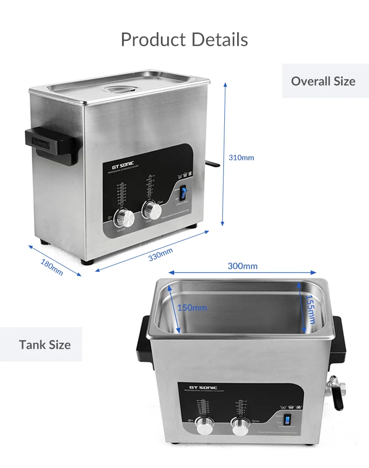 6L Double Power Vinyl Records Ultrasonic Cleaning Machine with 40khz soft cleaning records