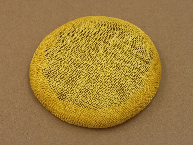 14*14cm Sinamay Round Base Millinery Base Hat Form For Making Women Fascinator Hat Headpiece Headwear