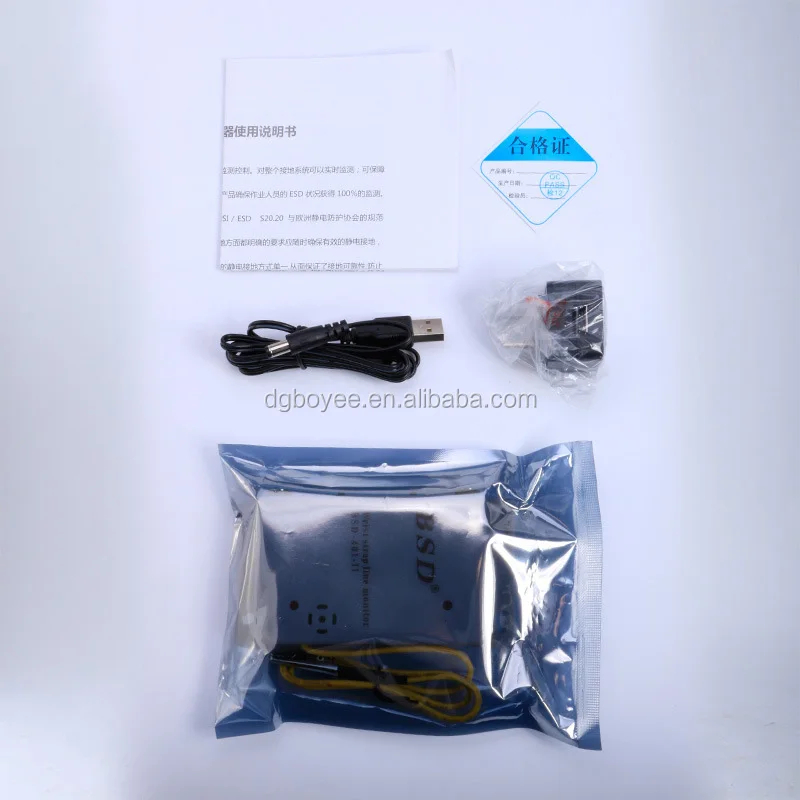 Anti-static wristband online monitoring anti-static wrist strap tester BSD 401-l single-chain monitor