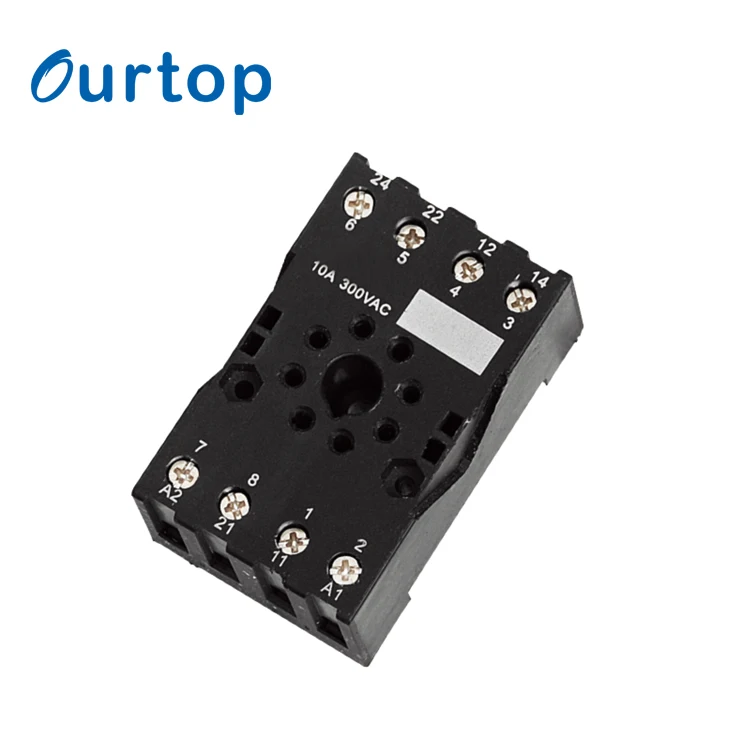 Ourtop черный автомобильной реле 8-контактный разъем реле с Номинальный ток 10A