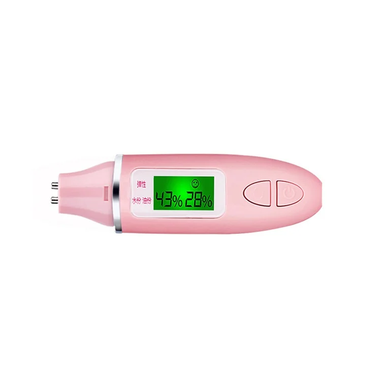 Portable LCD Face Skin Moisture Meter Analyzer Digital oil test pen