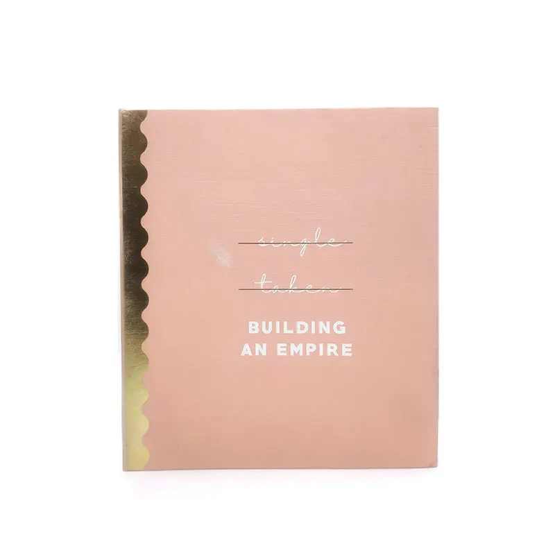 2021Custom Printing Paper Ring Binder Weekly Monthly Planner Organizer