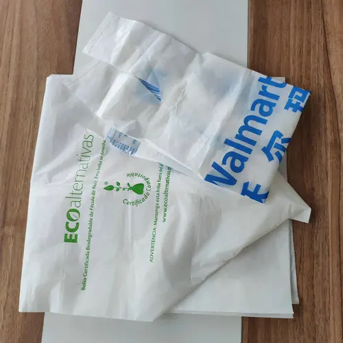 
Compostable Custom Size Logo Garbage Bags Recycling PLA Biobags Cleaning 