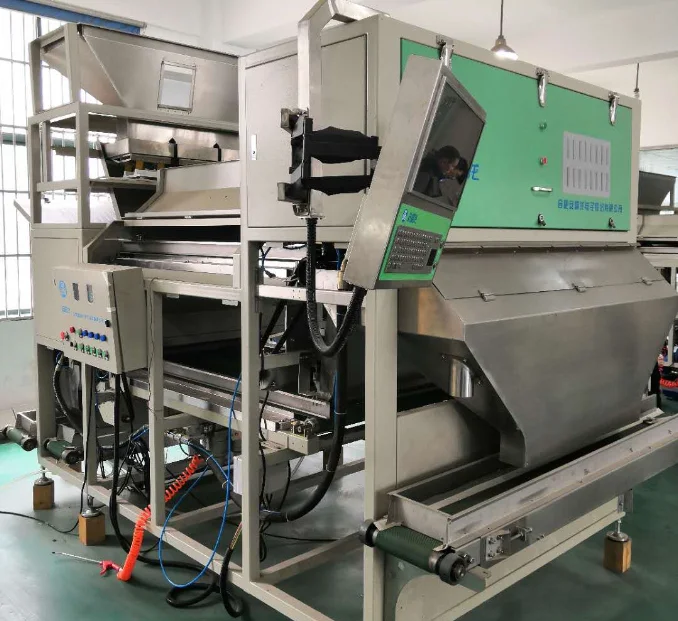 China CCD nuts color sorting machine / CCD Pistachio color sorter / CCD macadamia nut color sorter