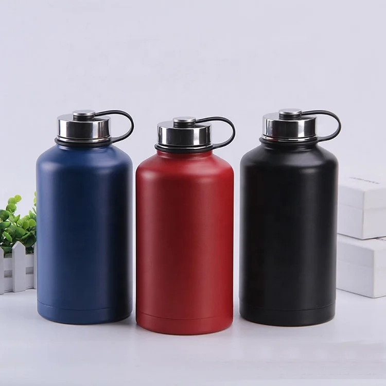 Wholesale Double Walled Stainless Steel Vacuum Insulated Large 2 Liter Thermos 2l Water Bottle