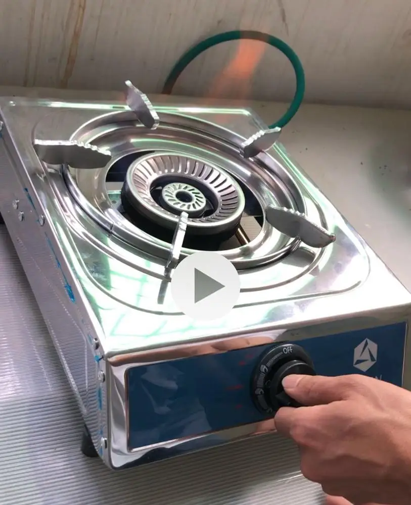 Biogas Fuel Stove with Single Burner