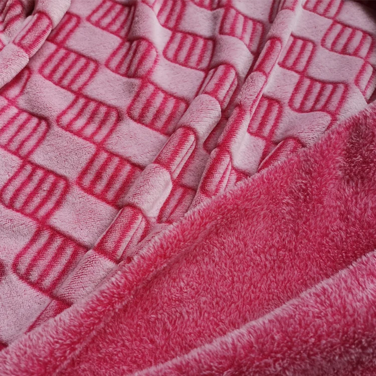 100 polyester custom flannel fabric back printing manufacturers for shaggy rugs