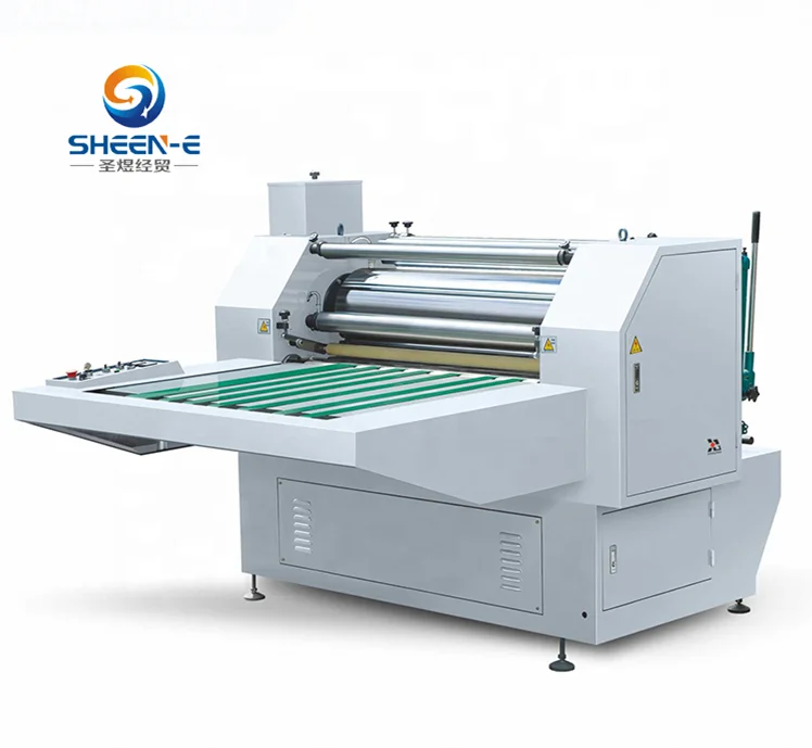 SYFM-1000 semi-automatic waterbased film laminating machine  for BOPP OPP PVC PET sheet to roll roll to roll