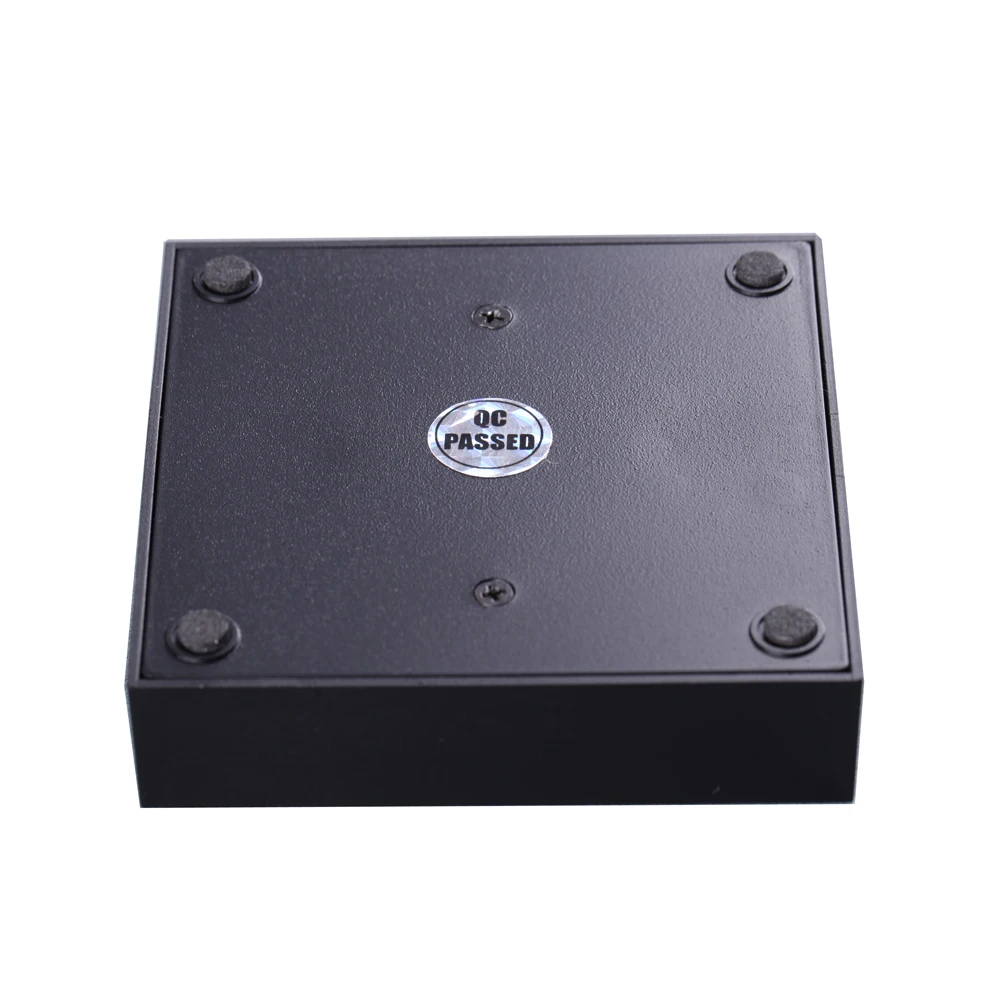 
BOSHI Plastic square engraving 3d crystal cube with led light base 