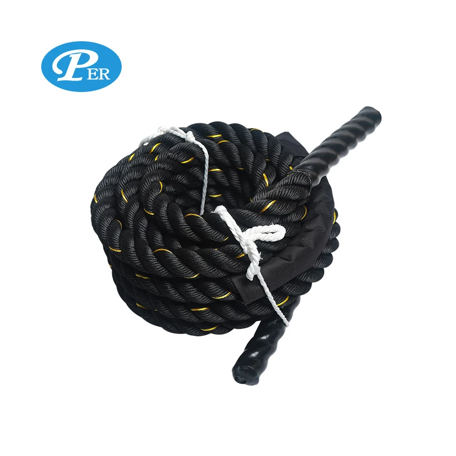 Higher quality cheaper OEM polyester training power battle rope