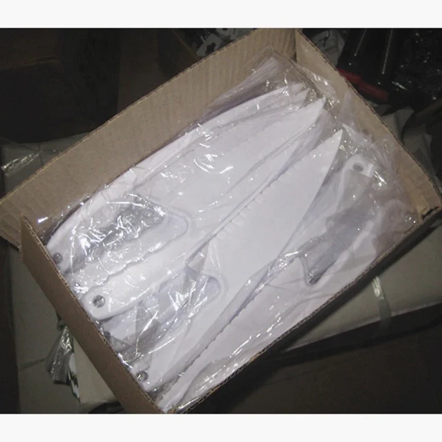 KA-2547 Promotion Logo Printed Custom Large Plastic Knife