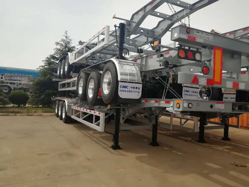 USA , New zealand DOT, ADR STANDARD   45ft container flatdeck trailer