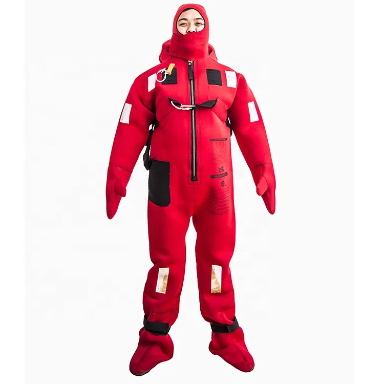 
Neoprene material seaman water survival suit for life raft 