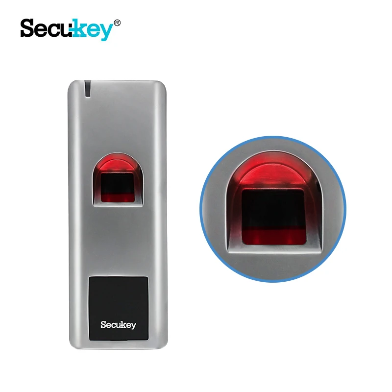 Secukey Wiegand 26-44 bits Fingerprint scanner rfid reader with waterproof