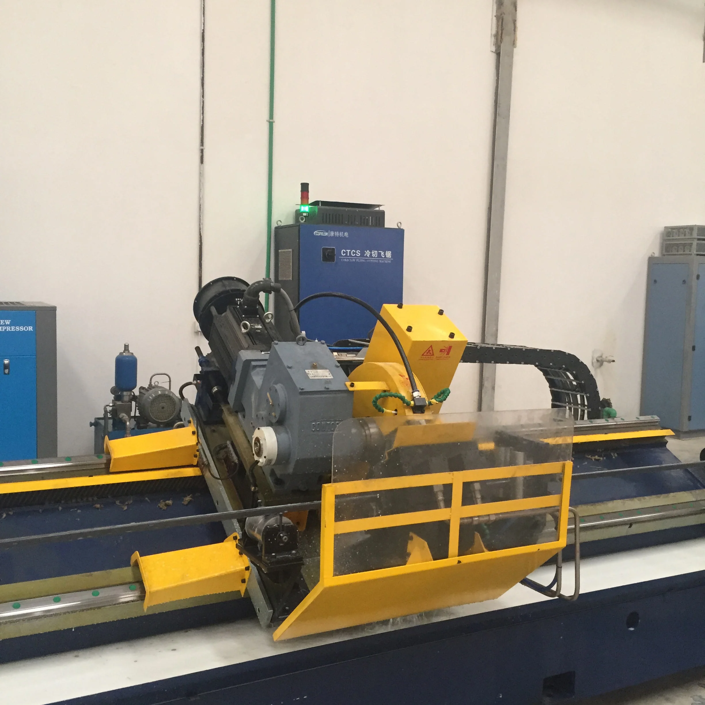 cold cutting flying sawing machine for steel pipe in welding pipe production line