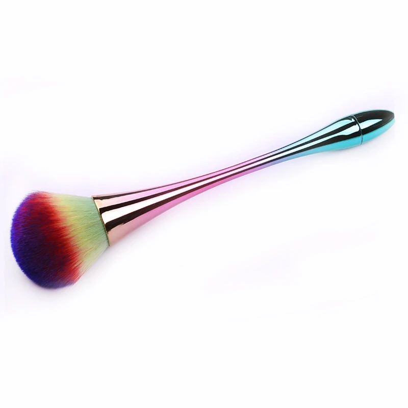 Щетка для удаления пыли от ногтей с длинной ручкой инструменты для маникюра и дизайна ногтей