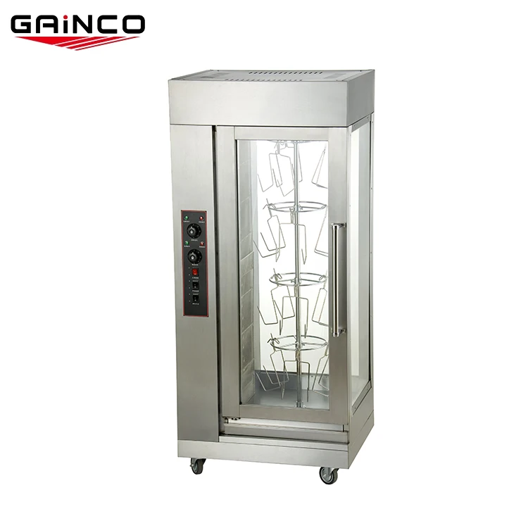 Профессиональный мини-газовый вертикальный гриль для свиней, куриных Грилей