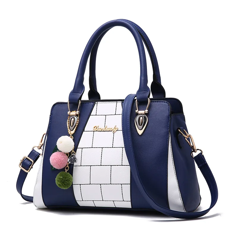 New Arrived Wholesale Shoulder Bags Latest Designer Ladies Fancy Bags Women Handbags With Hair Balls