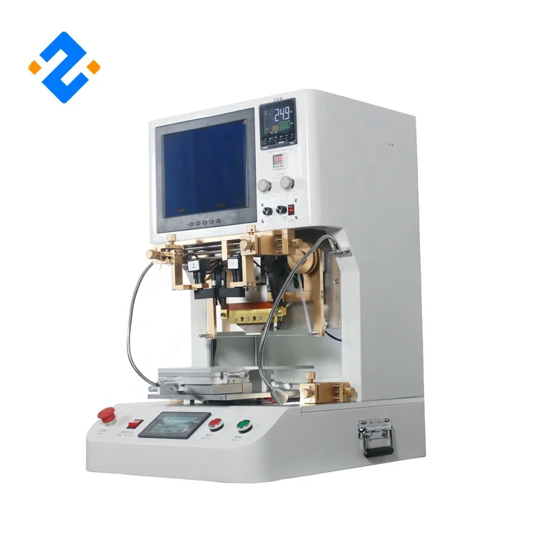 2019 ZWX Automatic Intelligent Pulse LCD Flex Cable Repair FPC ACF Bonding Machine, ZH-015 LCD Touch Flex Cable Repair Machine