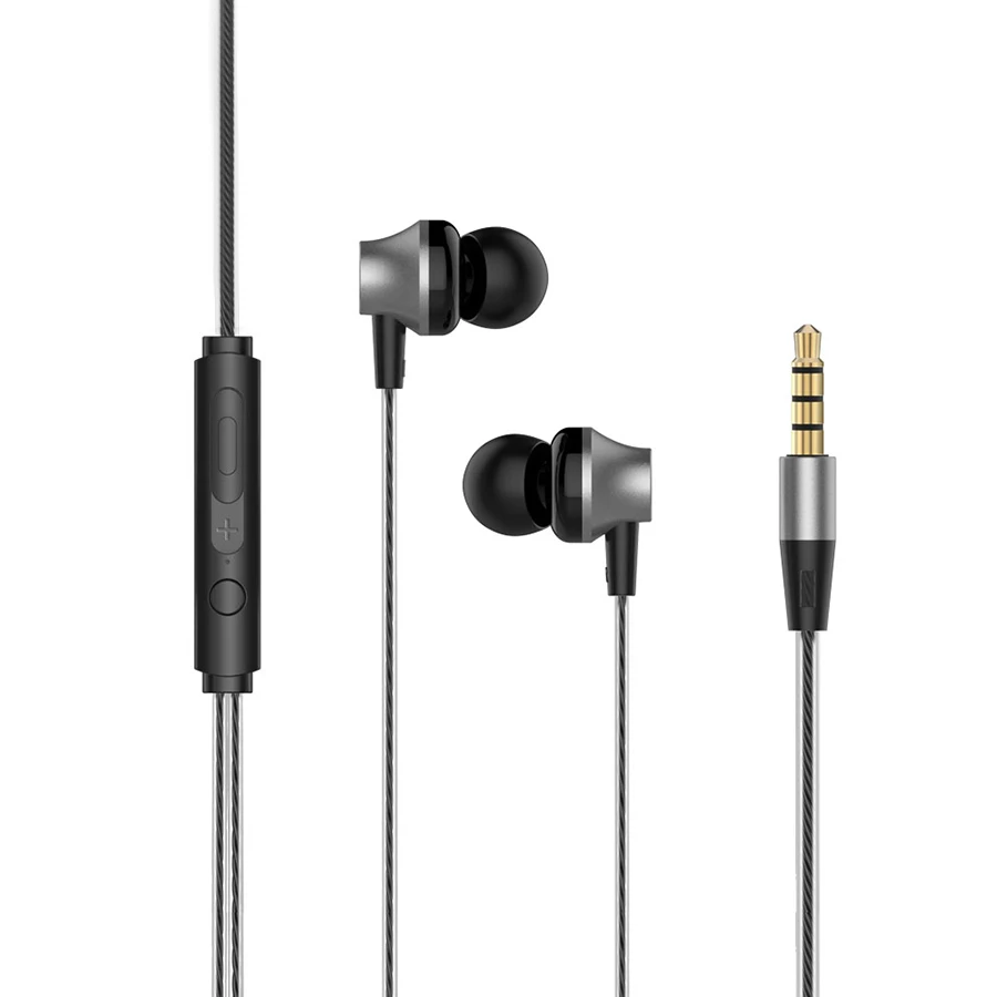 DEVIA Металл 3,5 мм в ухе проводной наушник с пультом и микрофоном