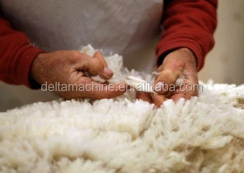 Sell 15-400 kg per hour Industrial drum type Dirty raw wool washing machine for sale