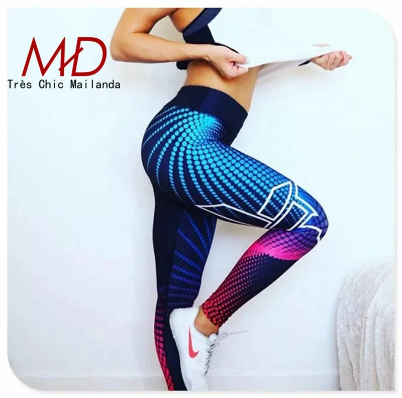 Оптовая Продажа Многоцветный печатных йога одежда женские фитнес колготки для новорождённых кальсоны йоги