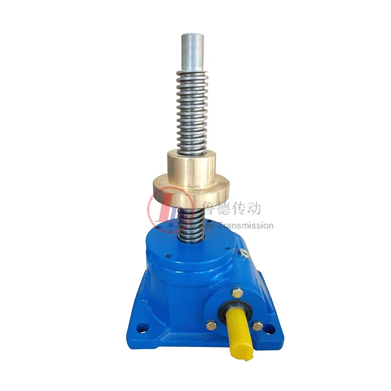 steel screw jacks travelling nut screw jack with Worm Gear Screw Jacks