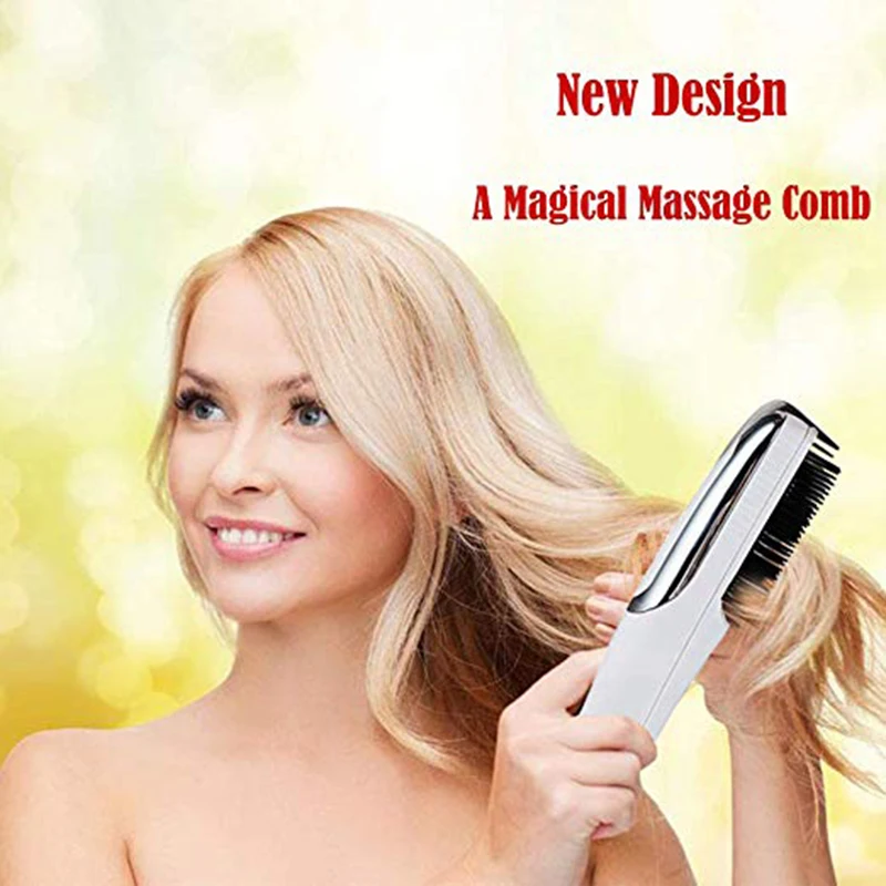 
Electric Light and Massage Therapy Hair Brush 