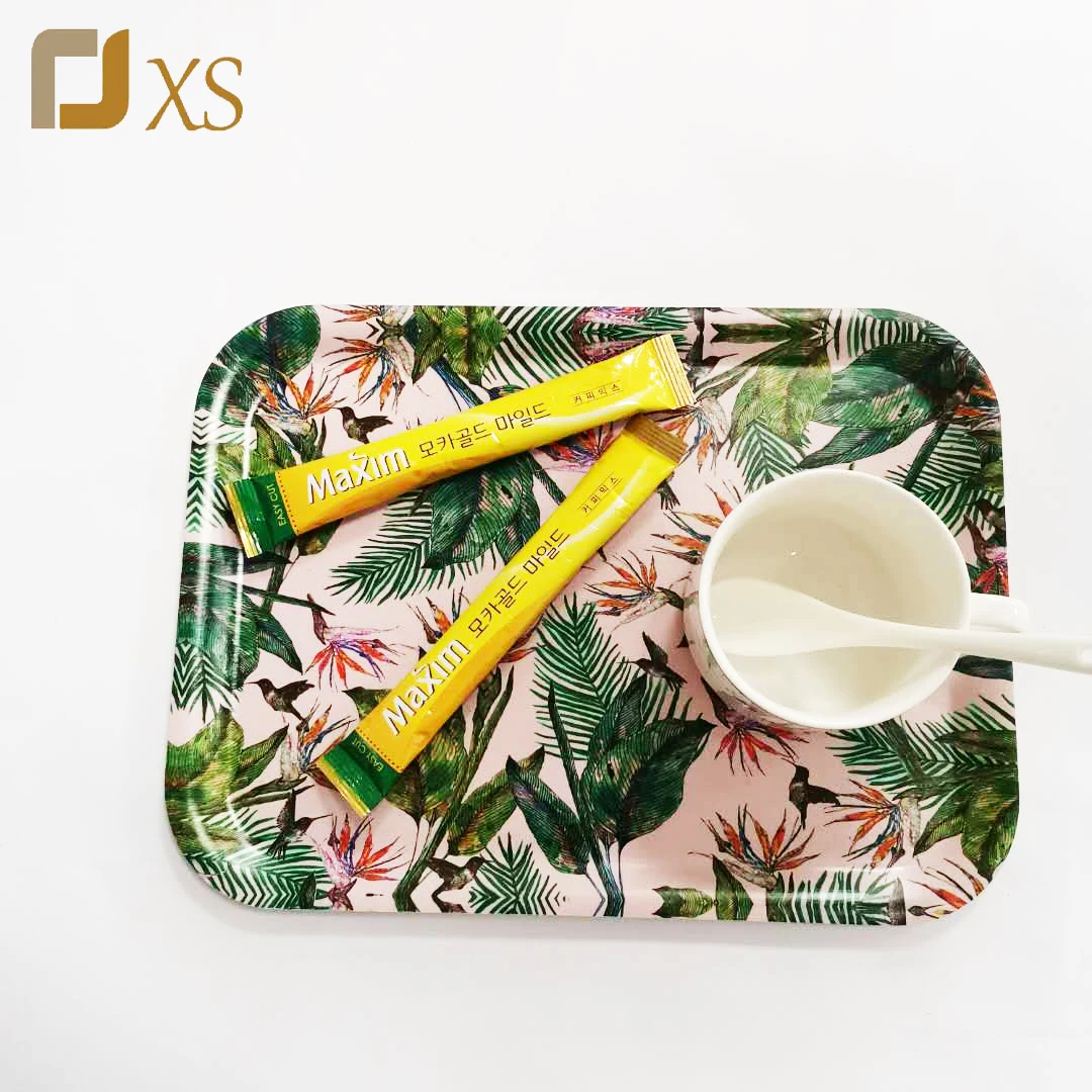 Оптовая продажа прямоугольный пластиковый Деревянный Шоколадный поднос