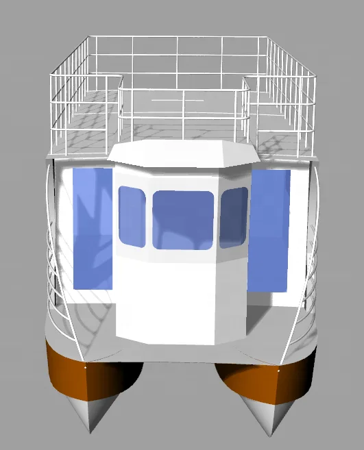 CE Certified 11--15m Aluminum Catamaran Passenger Boat For Sale