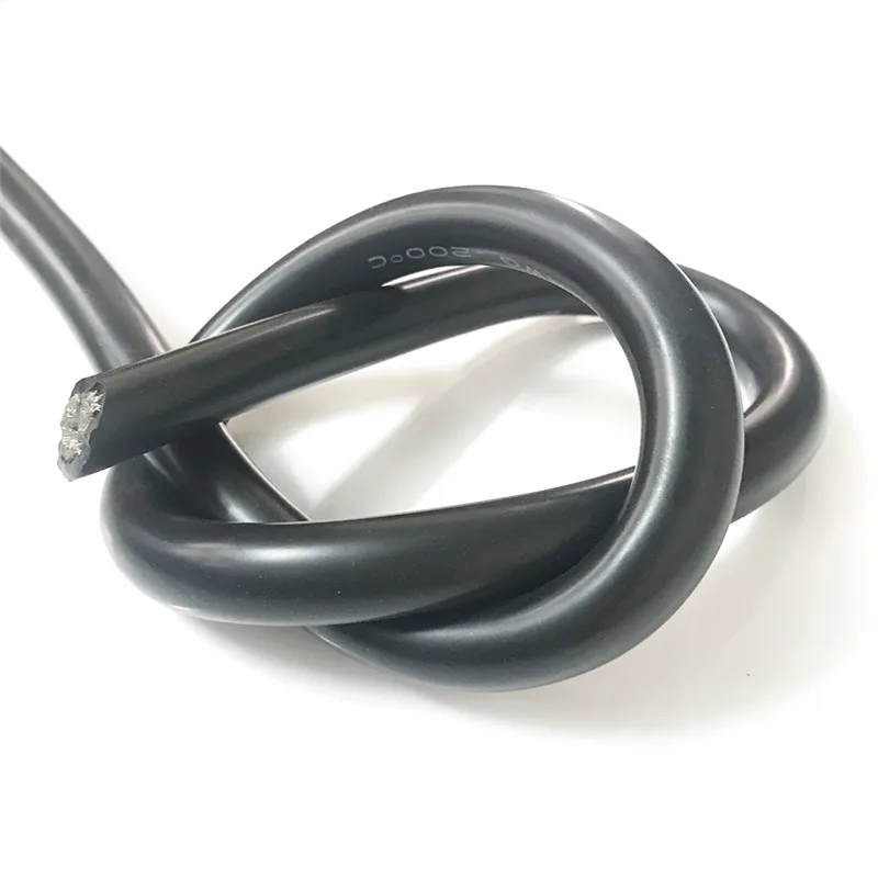 4AWG insulated silicone rubber wire 5000/0.08mm tinned cooper stranded heating wire