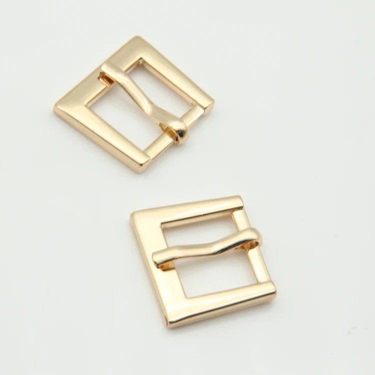 Custom Light Gold Fastening Metal Pin Belt Buckle Custom Fastening For Handbag