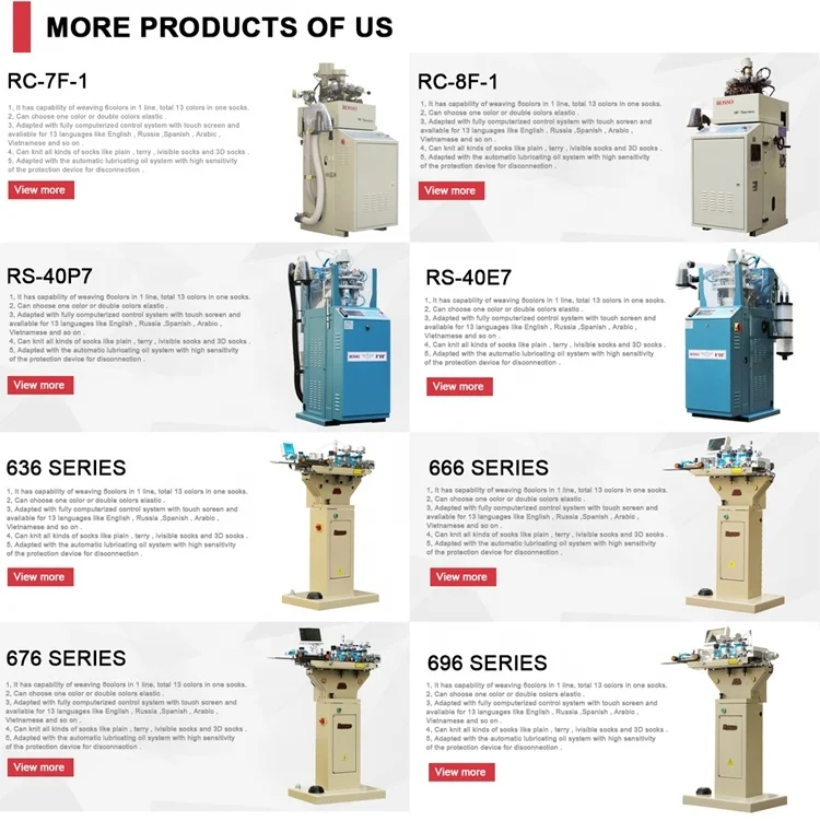 7F Automatic sock knitting machine promotion socks machine price export