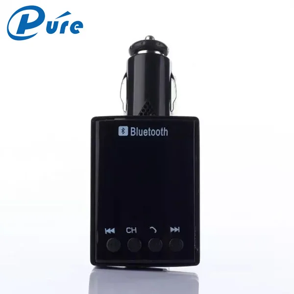 Superior quality unusual mini portable car speakerphone support power 12-24V, charging the phone