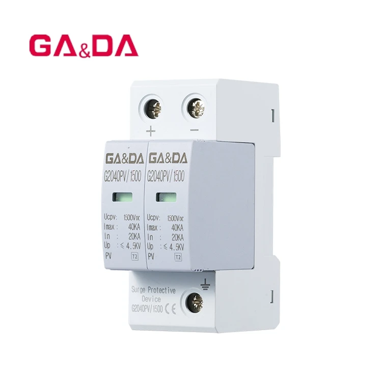 PV тип сертификат TUV Класс мощности 40KA солнечный pv молнии Подавитель