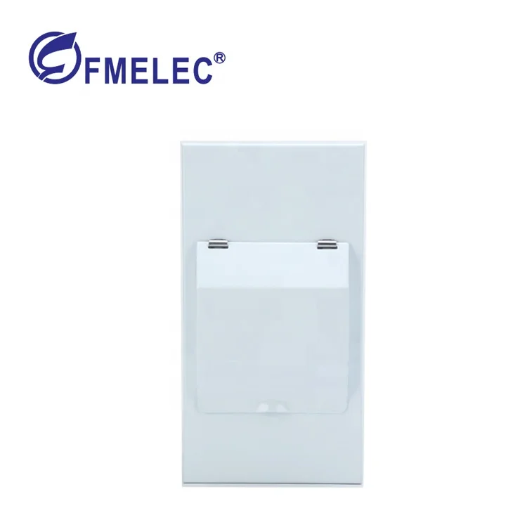 British Standard distribution box IP40 2MEC  4 Module Metal Clad Enclosure Empty Consumer Unit