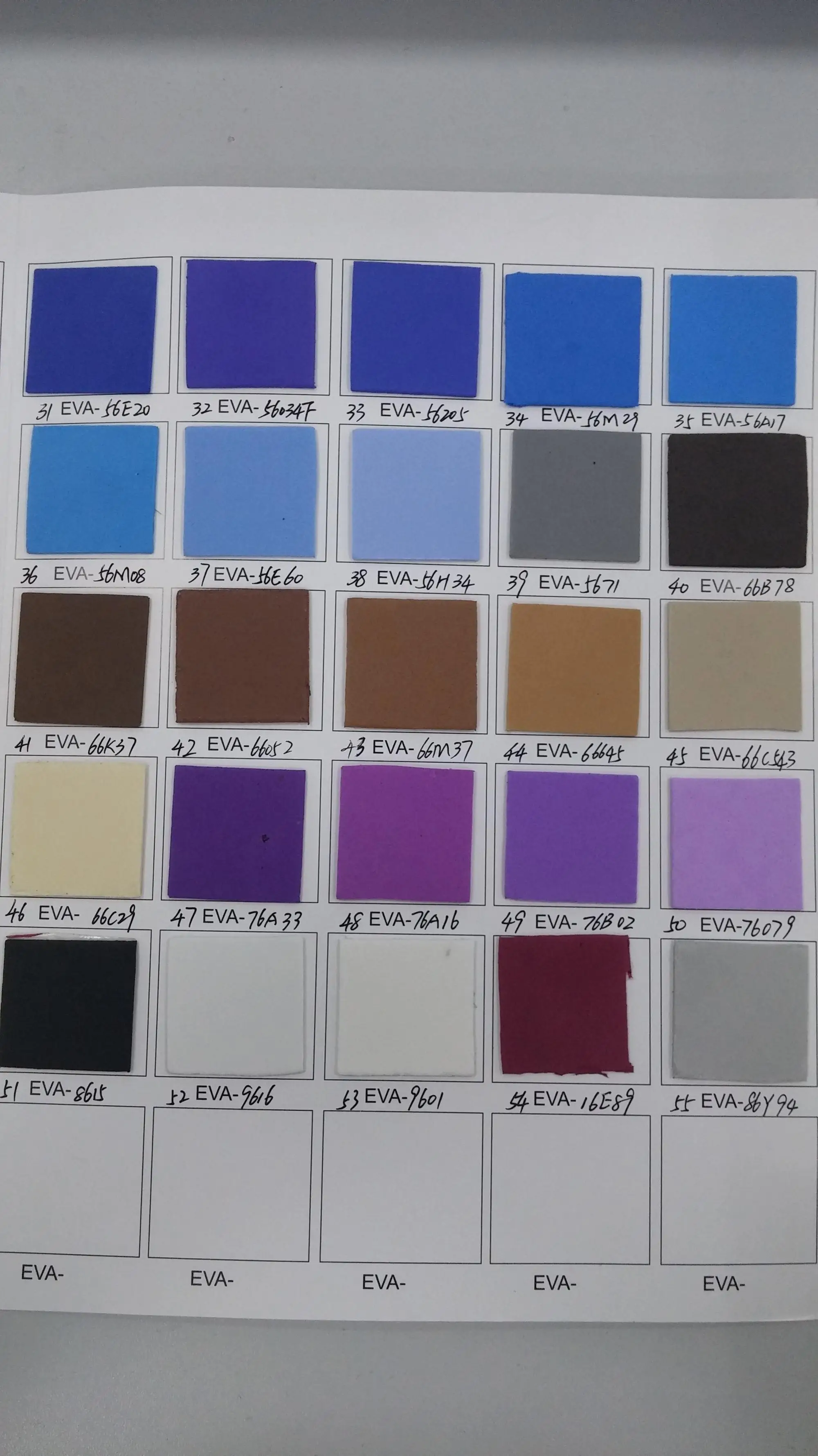 2mm 3mm plain Multicolour Eva Foam Handmade Paper