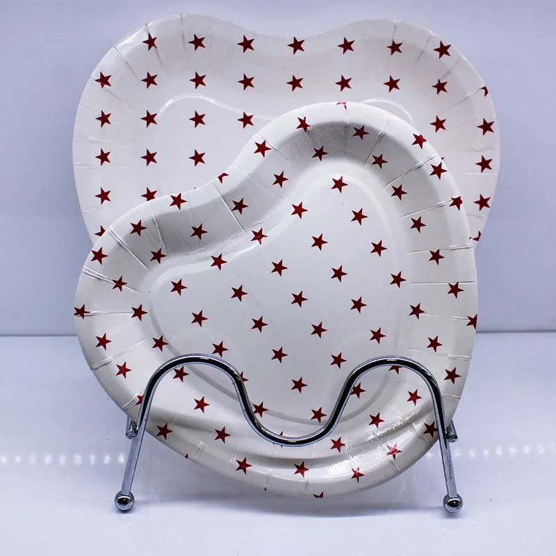 China wholesale white cardboard owl-shaped eco-friendly paper plate