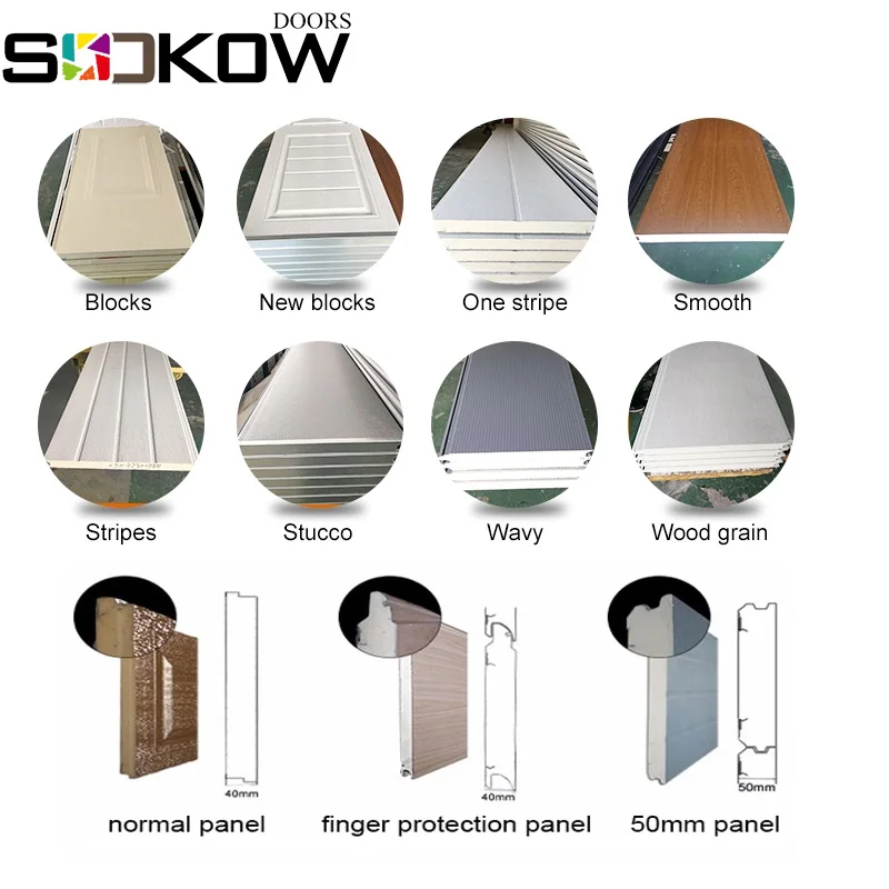 garage door panels with galvanized steel/automatic production line for garage door panels