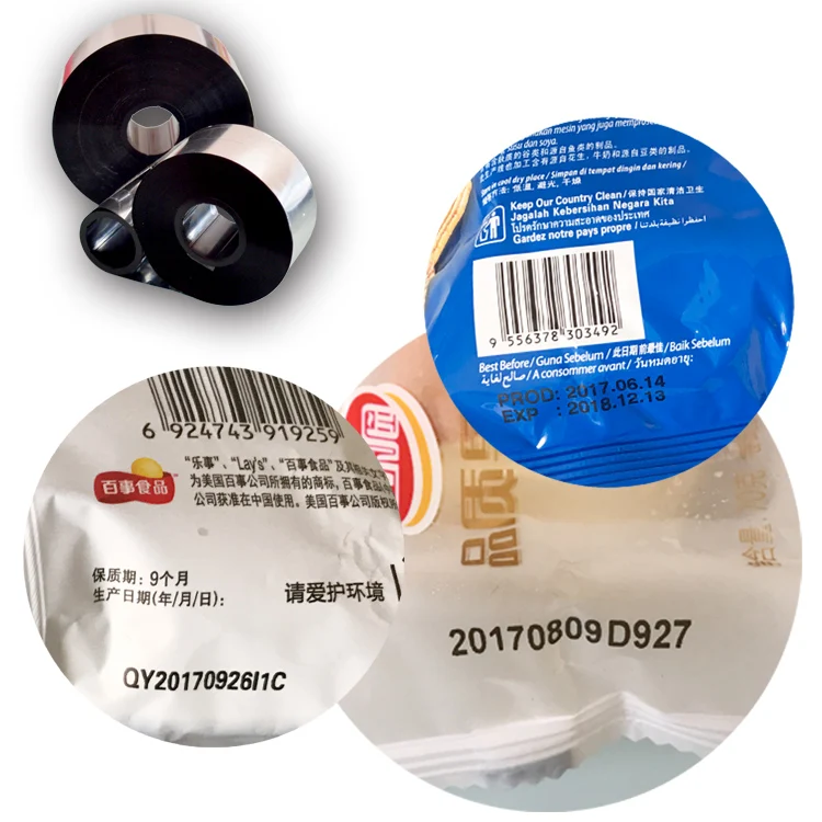  width 33mm length 600mm wax resin tto ribbon for domino