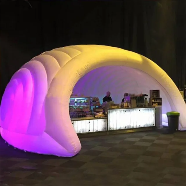 Best selling air tent Lighting inflatable Concert Stage Cover tent,  Advertising inflatable led light display tent