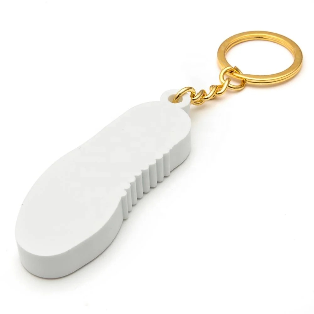 
Custom Hot sales Shoe shape 3D silicone rubber soft PVC keychain for souvenir gift 
