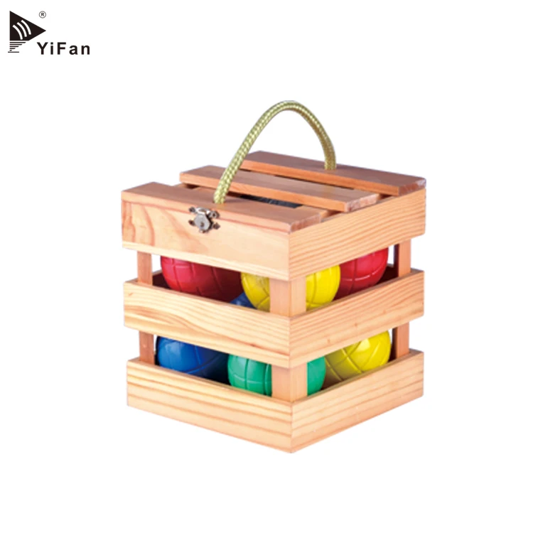 Спорт на открытом воздухе пластиковый шар Bocce, Петанк, Boules, набор Boccia