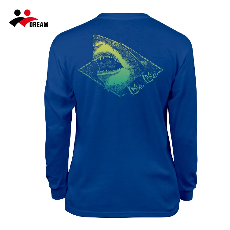 OEM Long Sleeve Anti-Uv Breathable Moisture Wicking tournament fishing shirt  Outdoor dry fit fishing t shirt